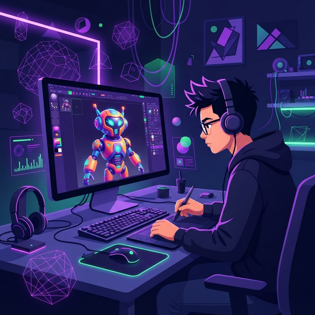Modelowanie 3D w Blenderze — kreatywna droga do programowania